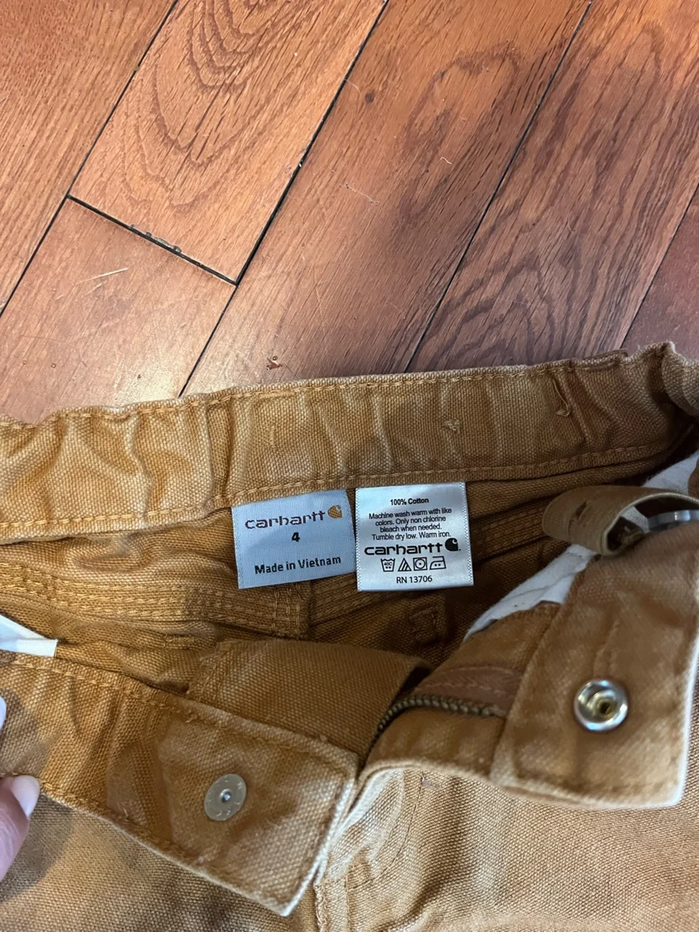 Kids Carhartt Canvas Pants